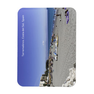Magnet Flexible Plage de Torremolinos, Costa del Sol, Espagne