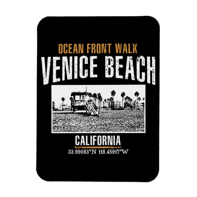 Magnet Flexible Plage de Venice (Vertical)