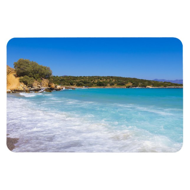 Magnet Flexible Plage exotique Île tropicale Paradis (Horizontal)