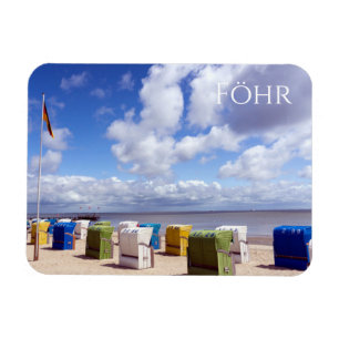 Magnet Flexible Plage, Föhr Island, Nordfriesland Po