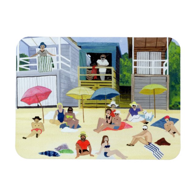 Magnet Flexible Plage Huts 1991 (Horizontal)
