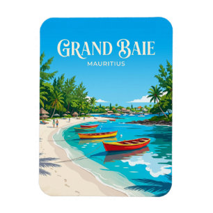 Magnet Flexible Plage publique de Grand Baie Maurice