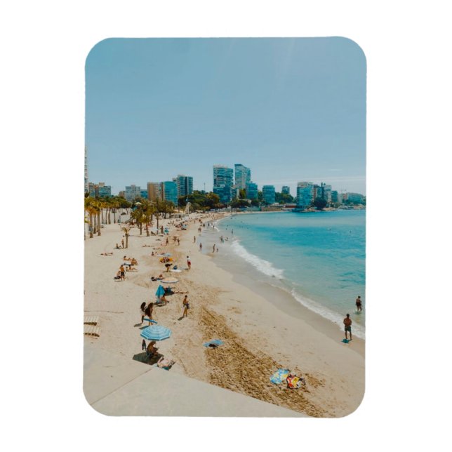 Magnet Flexible Plage San Juan - Alicante - Espagne (Vertical)