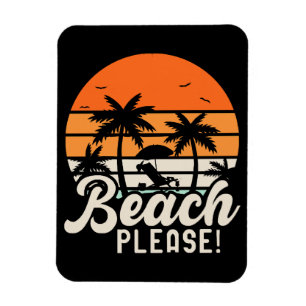 Magnet Flexible Plage S'il Vous Plaît