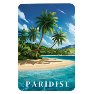 Magnet Flexible Plage tropicale des Paridise