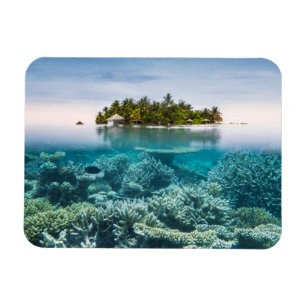 Magnet Flexible Plages tropicales   Ari Atoll Maldives