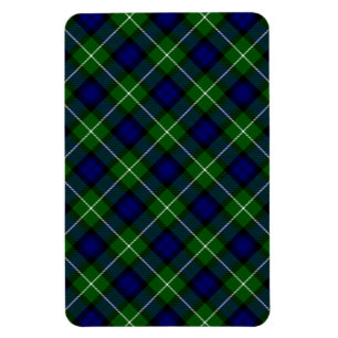 Magnet Flexible Plaid vert bleu Lamont tartan