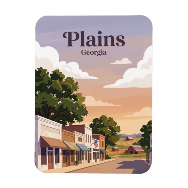 Magnet Flexible Plains, Géorgie (Vertical)