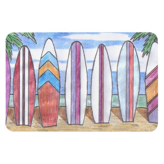 Magnet Flexible planches de surf aimant flexi (Horizontal)