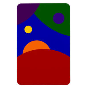 Magnet Flexible Planètes arc-en-ciel