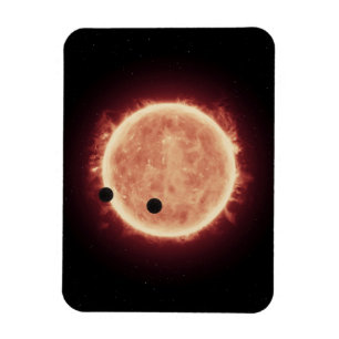 Magnet Flexible Planètes Transitant Red Nwarf Star Dans Trappist-1
