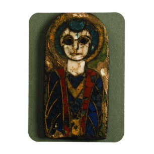 Magnet Flexible Plaque arrondie, représentant le Christ ou un sain