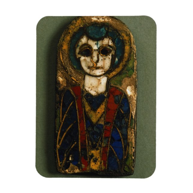 Magnet Flexible Plaque arrondie, représentant le Christ ou un sain (Vertical)