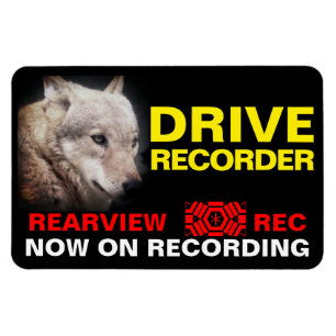 Magnet Flexible Plaque d'avertissement de l'ENREGISTREMENT de lect