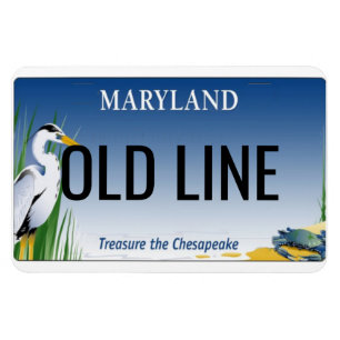 Magnet Flexible Plaque de licence Maryland flexible