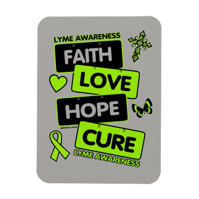 Magnet Flexible Plaques de licence...Lyme (Vertical)