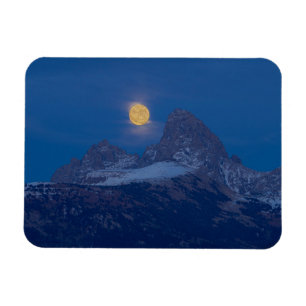 Magnet Flexible Pleine lune levant Grand Teton Driggs, Idaho