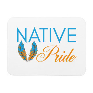 Magnet Flexible Plumes de fierté natives Aimant flexible