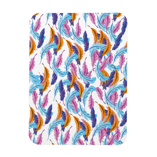 Magnet Flexible Plumes multicolores (Vertical)