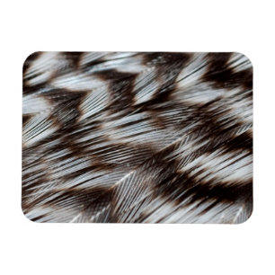 Magnet Flexible Plumes noires et blanches en détail