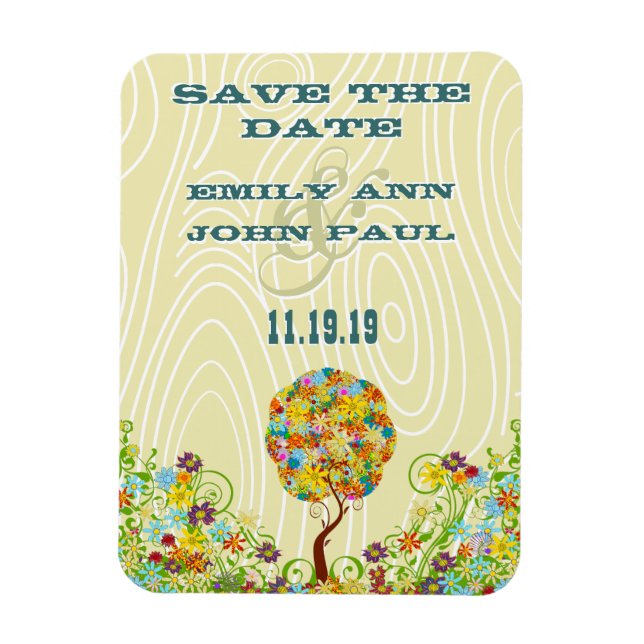 Magnet Flexible Poche de forêt enchantée Arbre à conte de fées flo (Vertical)