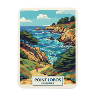Magnet Flexible Point Lobos Voyage en Californie
