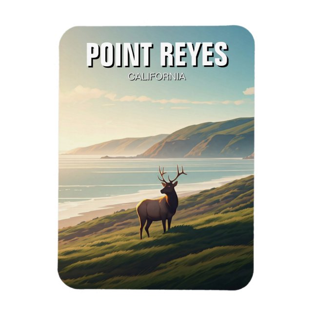 Magnet Flexible Point Reyes National Seashore Elk (Vertical)