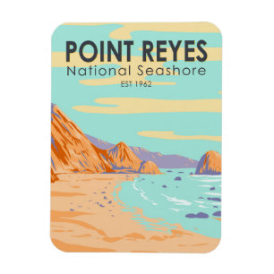 Magnet Flexible Point Reyes National Seashore Vintage