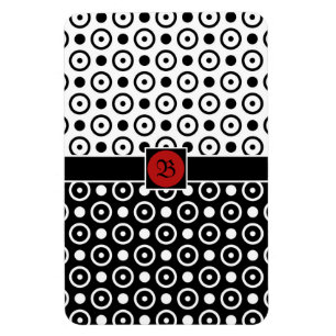 Magnet Flexible Points noirs et blancs élégants
