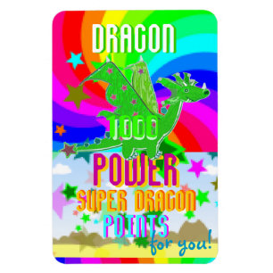 Magnet Flexible Points superbes de dragon de puissance du dragon