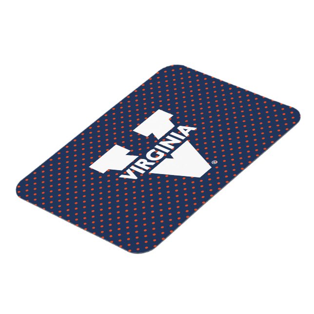 Magnet Flexible Pois de Virginia Cavaliers (Côté Gauche)