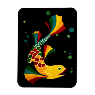 Magnet Flexible poisson coloré ‘n bulles