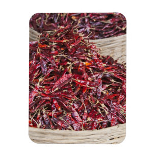 Magnet Flexible Poivrons rouges au marché local