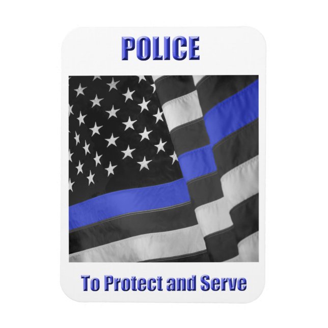 Magnet Flexible Police (Vertical)