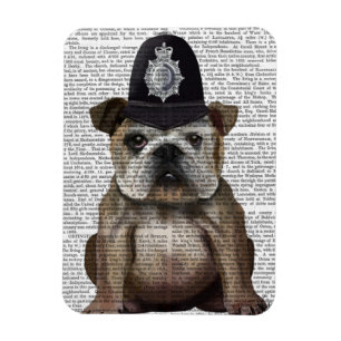 Magnet Flexible Policier de Bulldog
