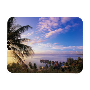 Magnet Flexible Polynésie française, Moorea. Vue sur la Baie de