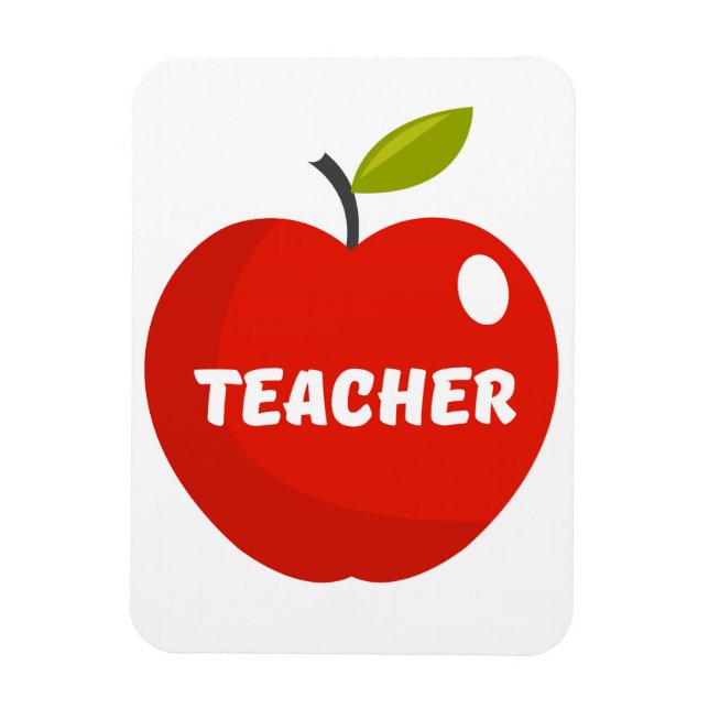 Magnet Flexible Pomme des enseignants (Vertical)