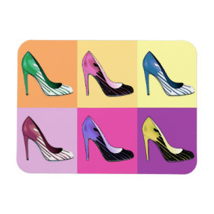 Magnet Flexible Pompes Stiletto Pop Art / Chaussures / talons haut