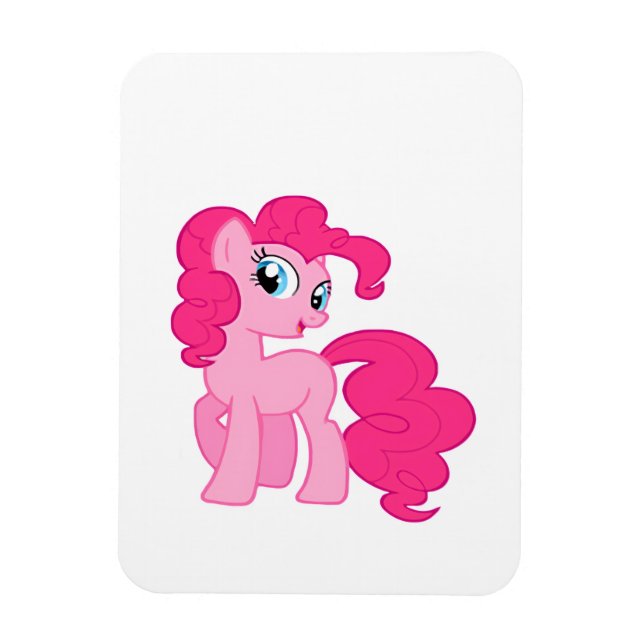 Magnet Flexible poney rose (Vertical)