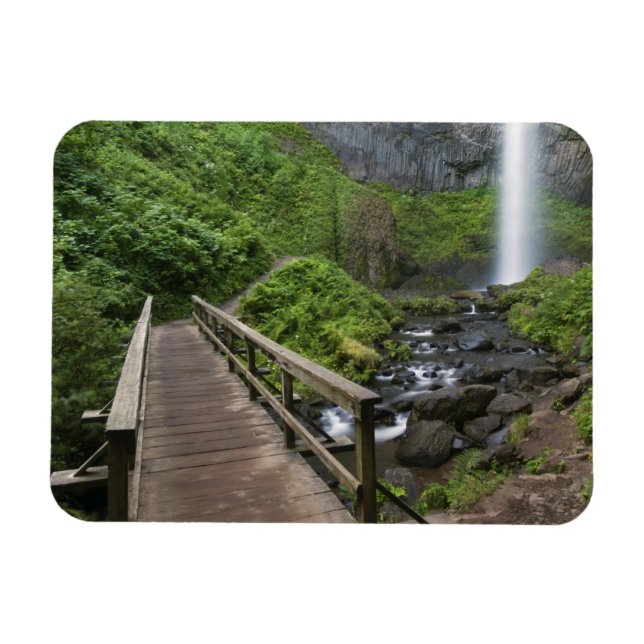 Magnet Flexible Pont à Latourell Falls, Columbia River Gorge, (Horizontal)