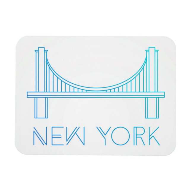 Magnet Flexible Pont Brooklyn | New York City (Horizontal)