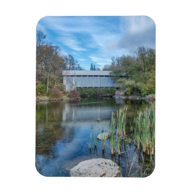 Magnet Flexible Pont couvert de Milby 2 (Vertical)