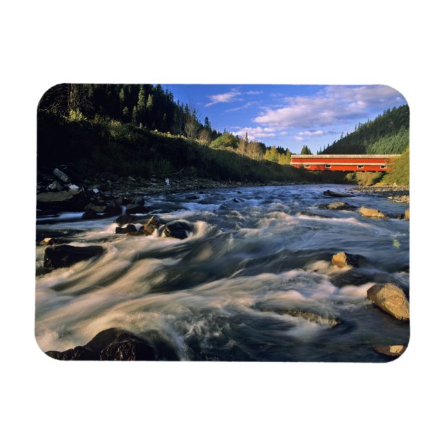 Magnet Flexible Pont couvert d'Office le plus long de l'Oregon à (Horizontal)