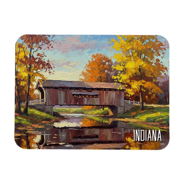 Magnet Flexible Pont couvert Indiana (Horizontal)