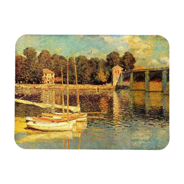 Magnet Flexible Pont d'Argenteuil Claude Monet (Horizontal)