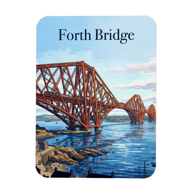 Magnet Flexible Pont de Forth Royaume-Uni (Vertical)