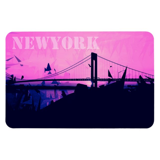 Magnet Flexible Pont de New York (Horizontal)