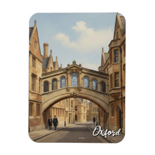 Magnet Flexible Pont des Soupirs de l'Université d'Oxford Voyage e