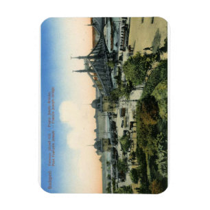 Magnet Flexible pont François-Joseph vintage Budapest Hongrie