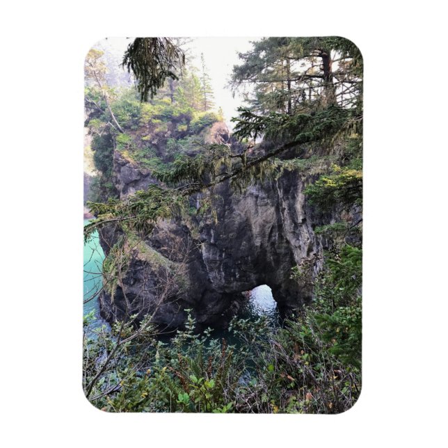 Magnet Flexible Pont naturel, Thunder Rock Cove, Oregon (Vertical)
